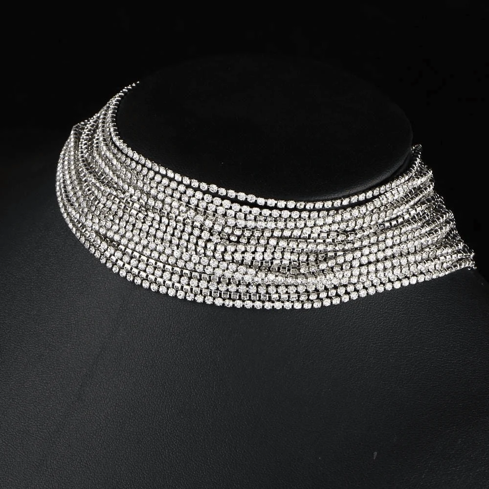 Crystal Choker Necklace - Glova