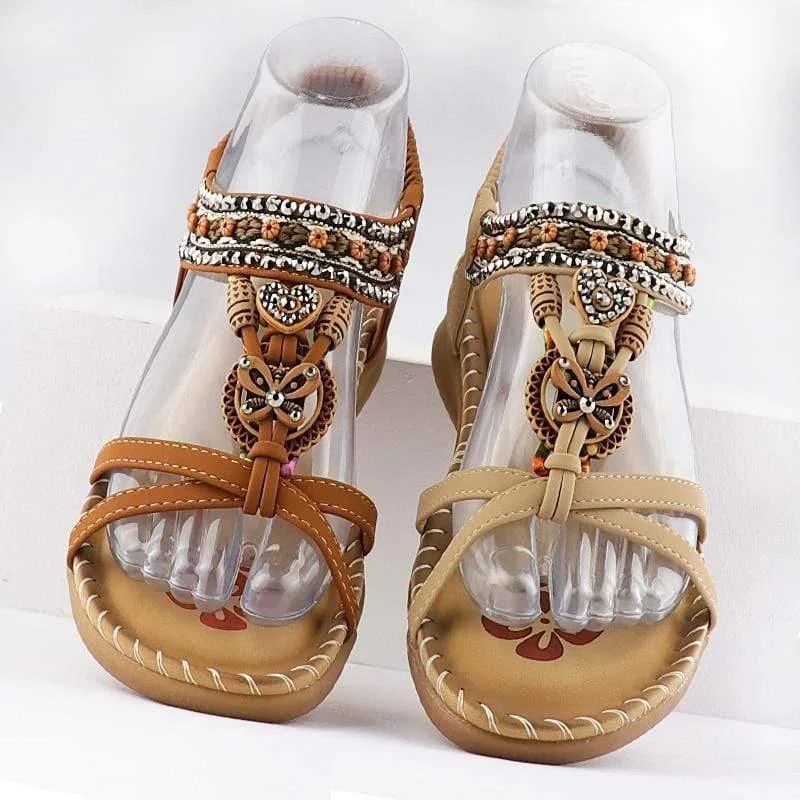 Crystal Soft Summer Sandals - Glova