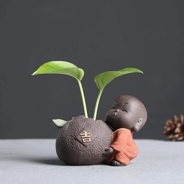 Cute Baby Buddha Flower Pot - Glova