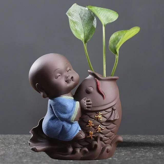 Cute Baby Buddha Flower Pot - Glova