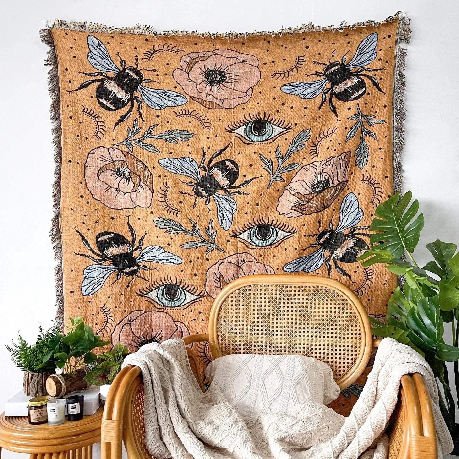 Cute Bees Throw - Glova