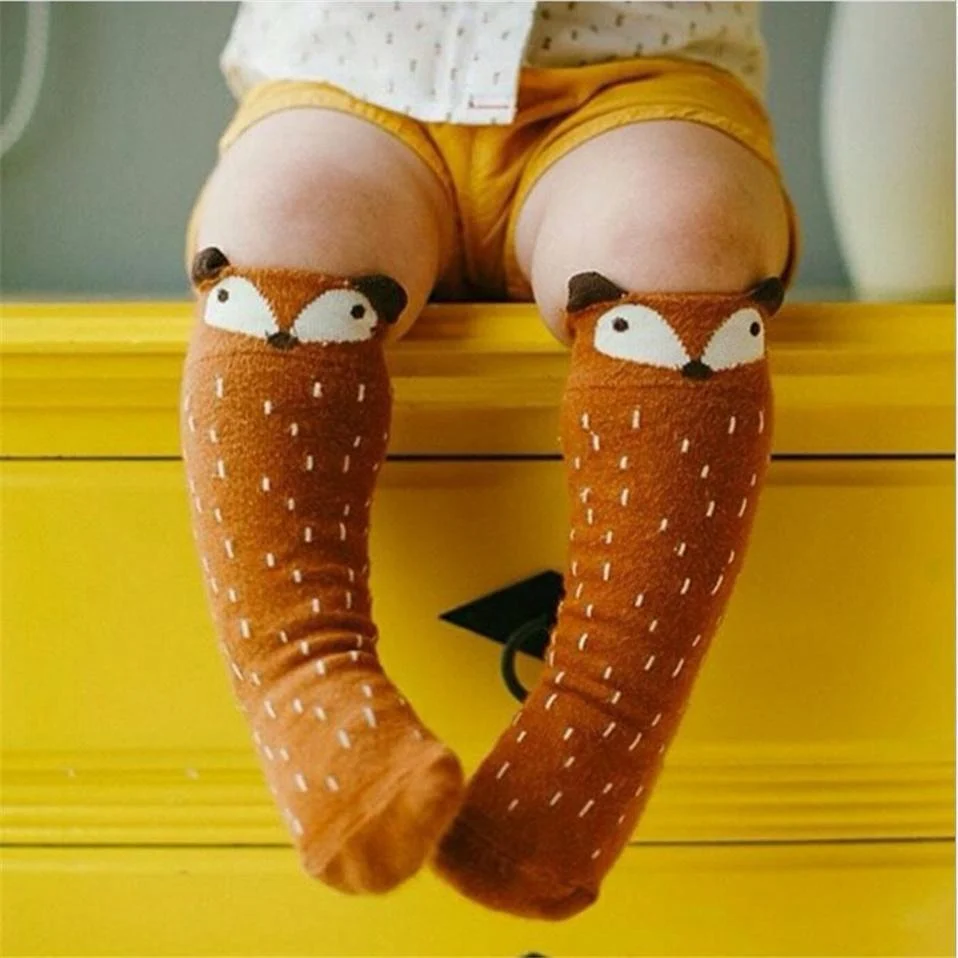 Cute Cartoon Baby Knee Socks - Glova