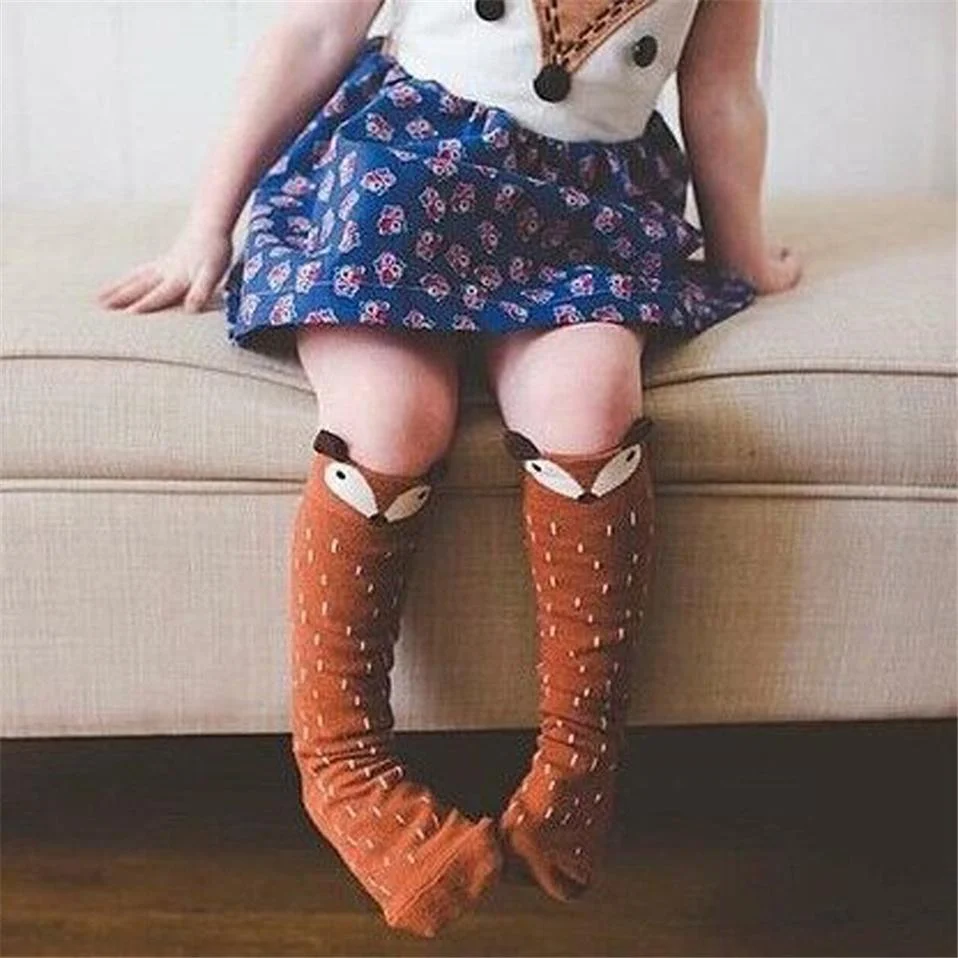 Cute Cartoon Baby Knee Socks - Glova