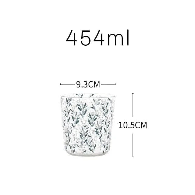 Cute Forest Design Glass Cups - Glova