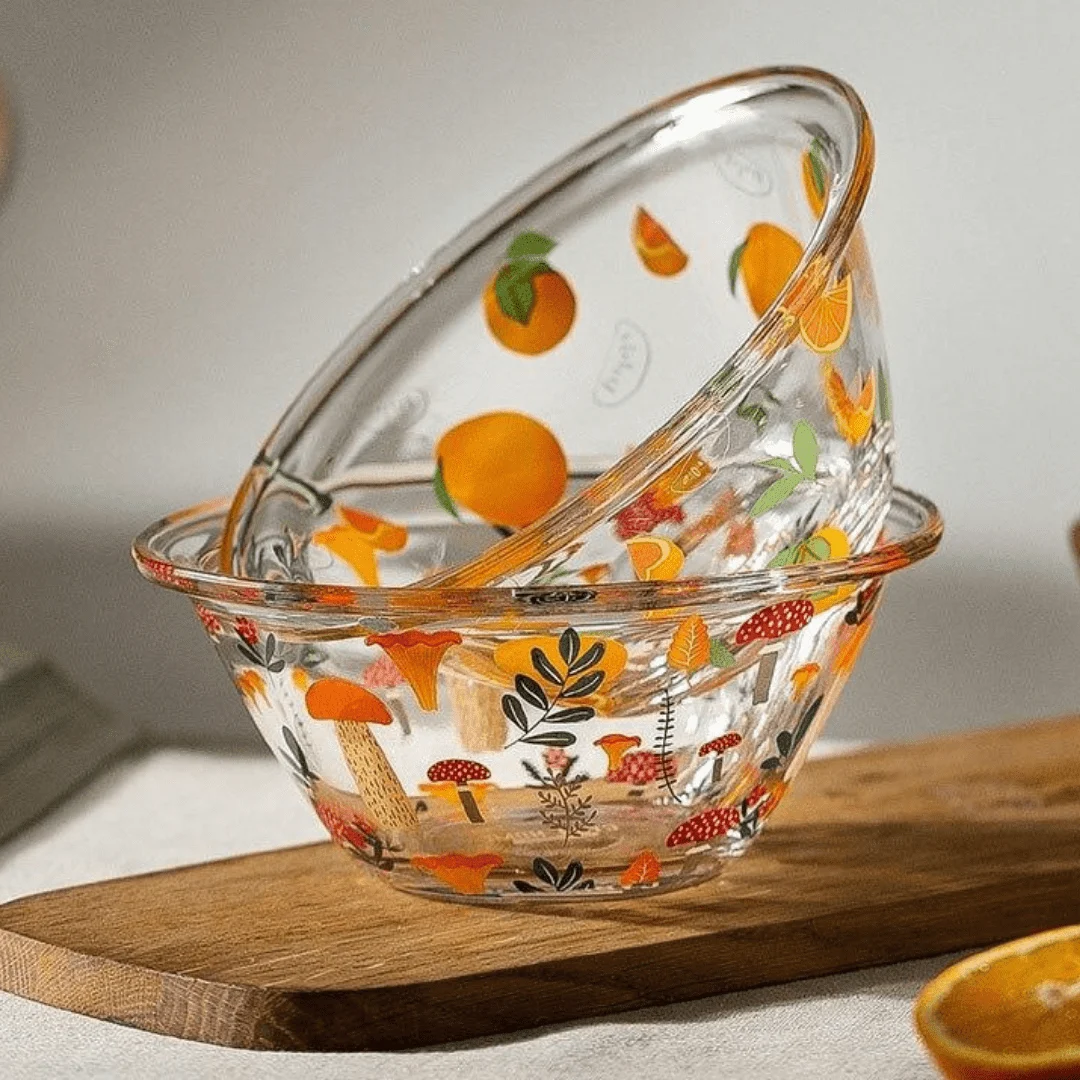 Cute Hand Painted Glass Bowls - Glova