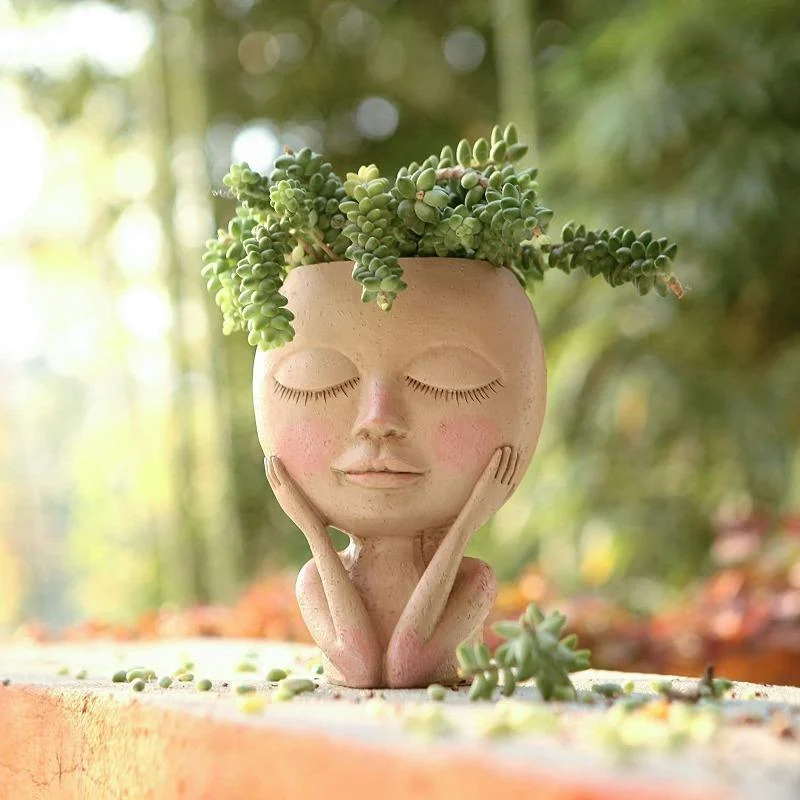 Cute Lady Planter - Glova