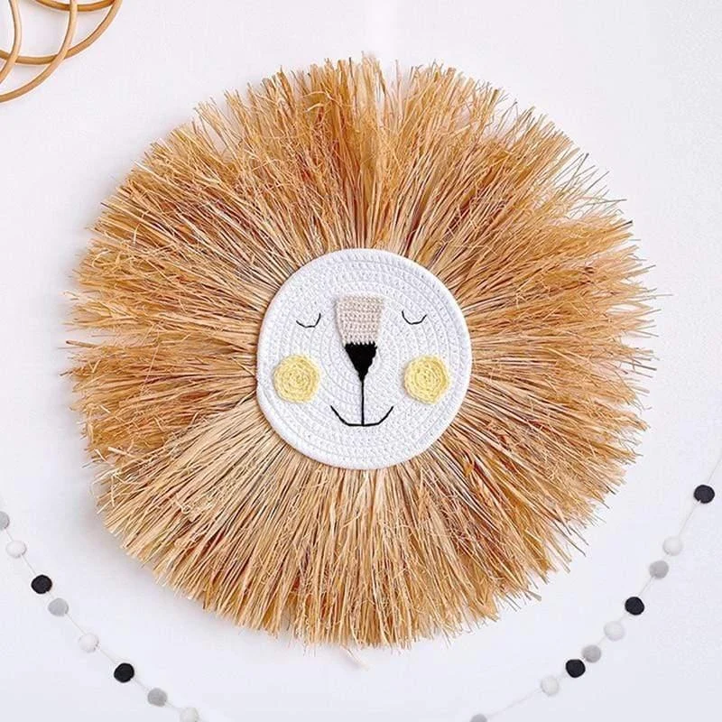 Cute Lion Head Wall Hanging - Glova