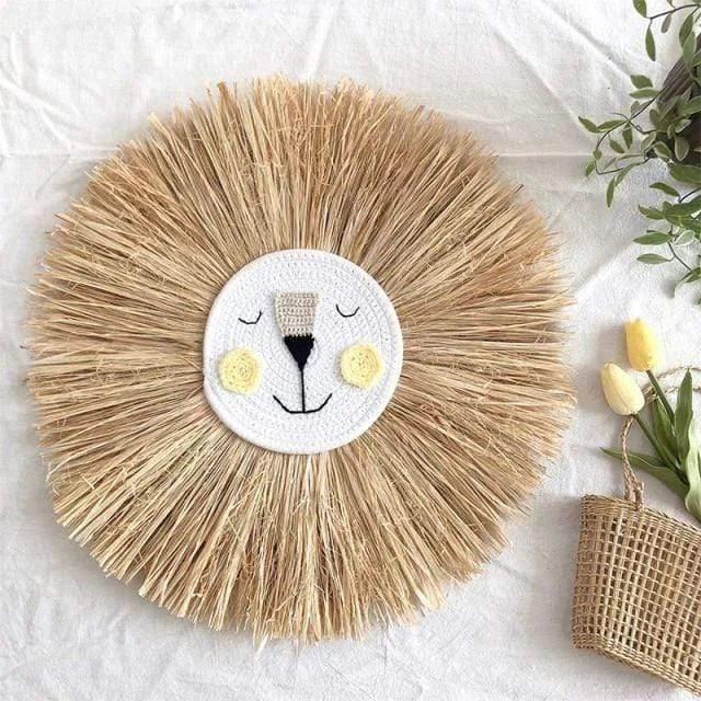 Cute Lion Head Wall Hanging - Glova