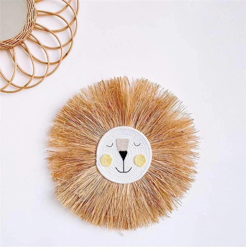 Cute Lion Head Wall Hanging - Glova