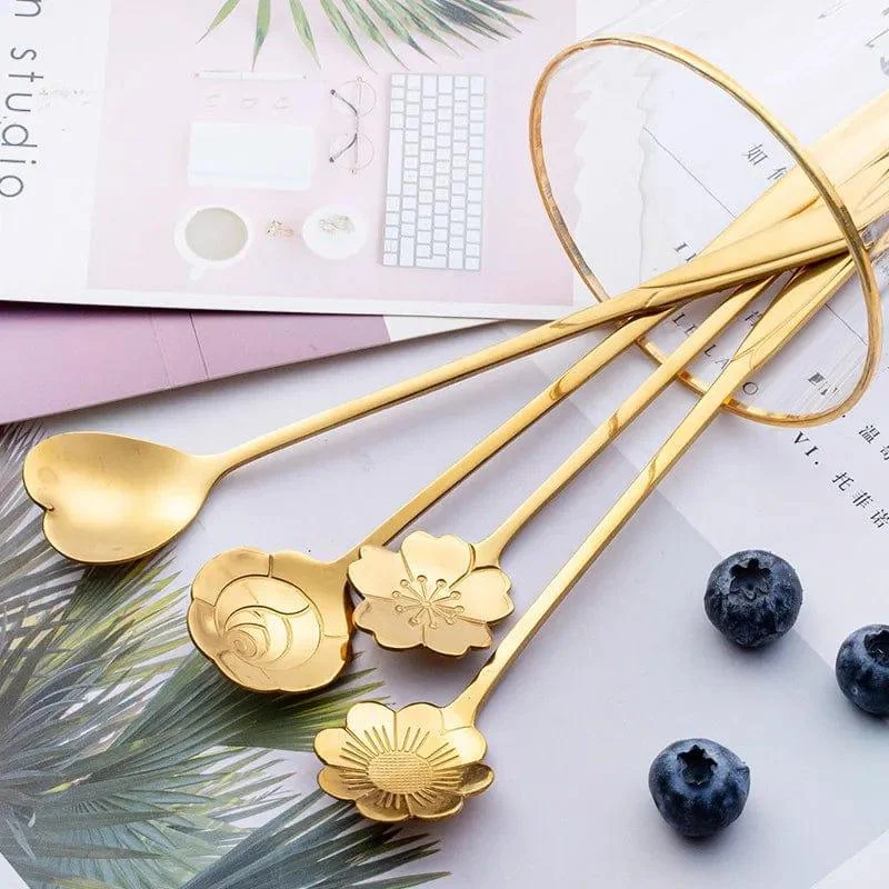 Cute Stainless Steel Coffee Spoons - Glova