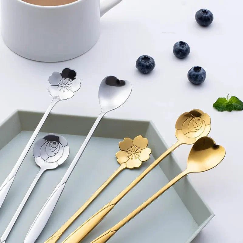 Cute Stainless Steel Coffee Spoons - Glova