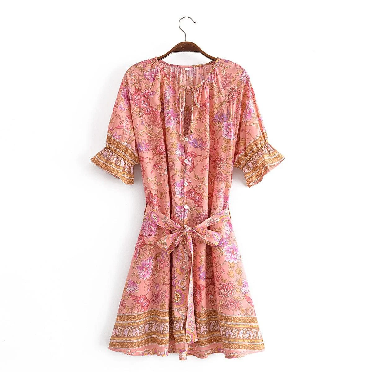 Cyra Boho Midi Dress - Glova