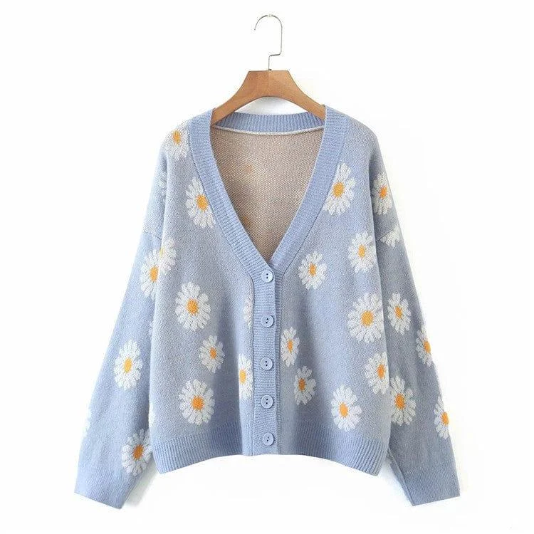 Daisies Blossom Cardigan - Glova