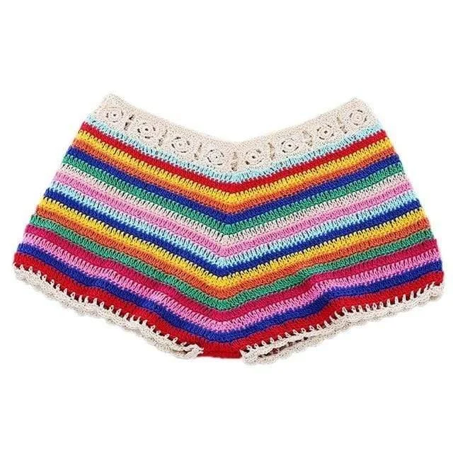 Daisy Chain Multi Color Shorts - Glova