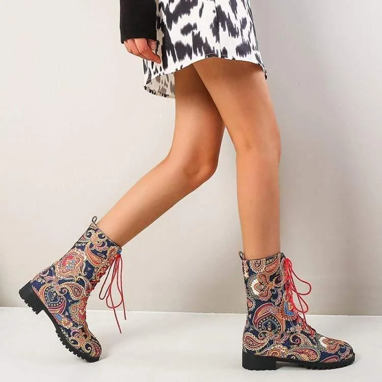 Dalila Lace-up Boots - Glova