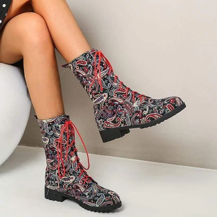 Dalila Lace-up Boots - Glova