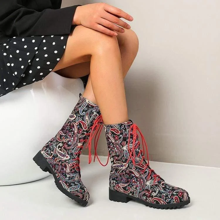 Dalila Lace-up Boots - Glova