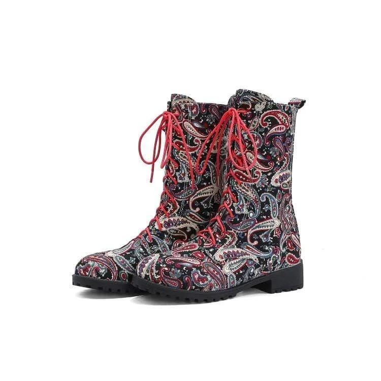 Dalila Lace-up Boots - Glova