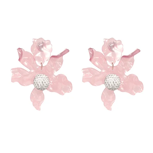 Damien Resin Flower Earrings - Glova