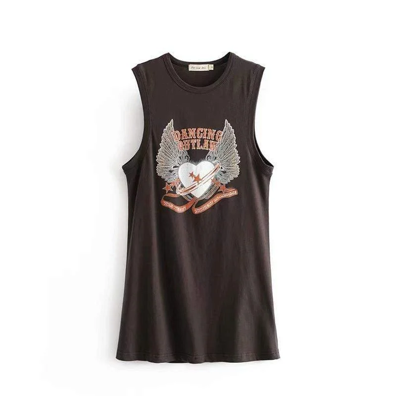 Dancing Outlaw Graphic Tank Top - Glova