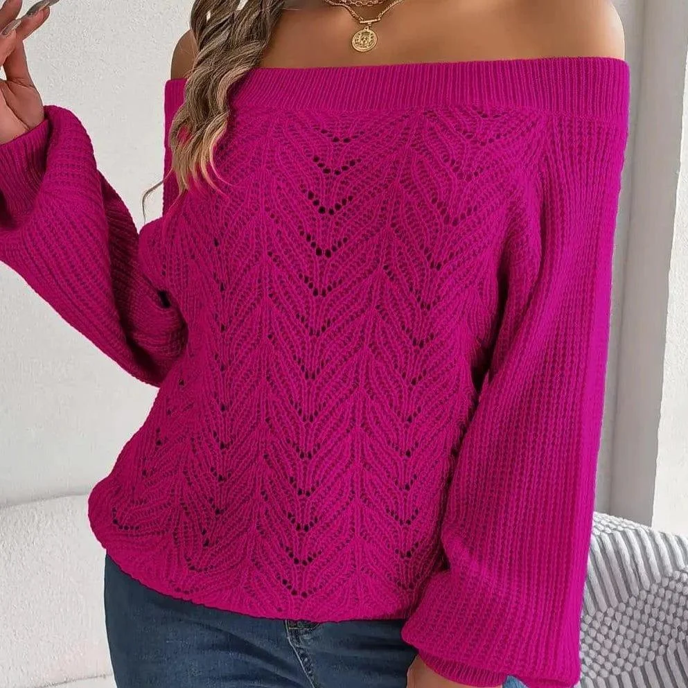 Daphne Off Shoulder Sweater - Glova