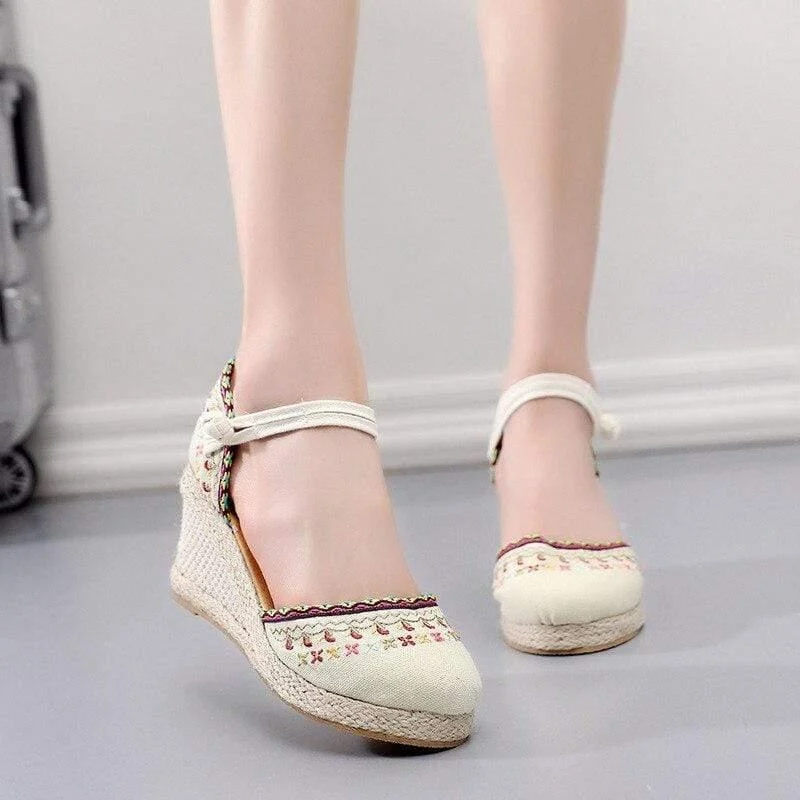 Daylight Espadrilles Platform Wedges - Glova