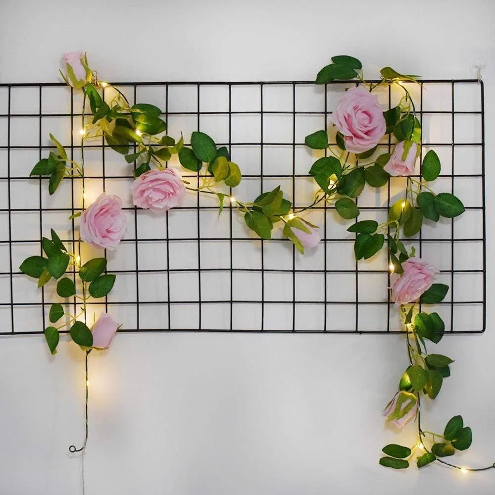 Decorative Rose Vine String Lights - Glova