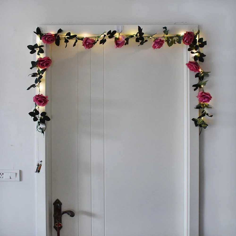 Decorative Rose Vine String Lights - Glova