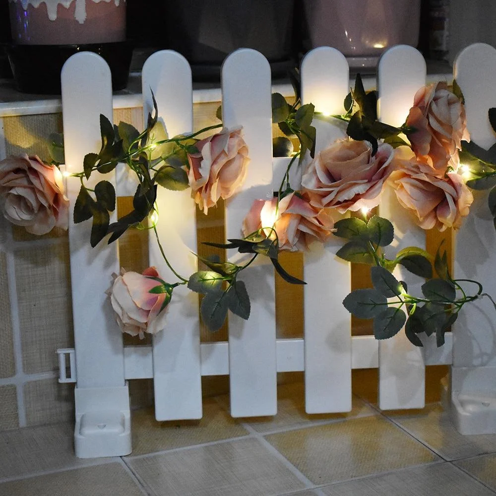 Decorative Rose Vine String Lights - Glova