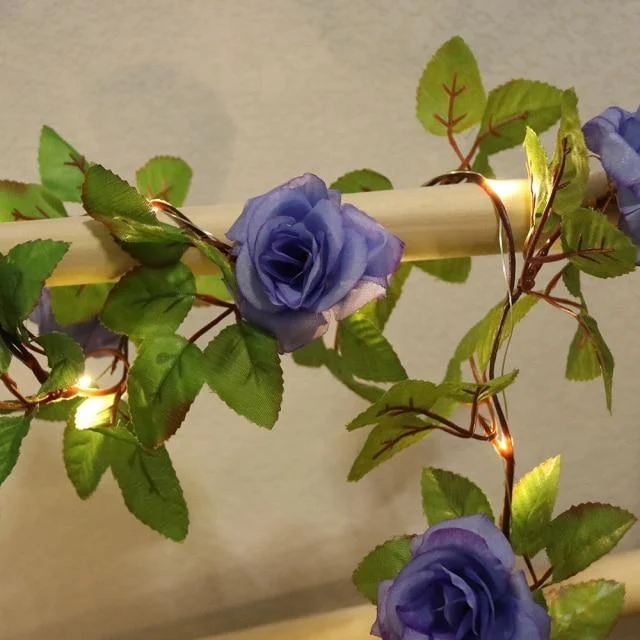 Decorative Rose Vine String Lights - Glova