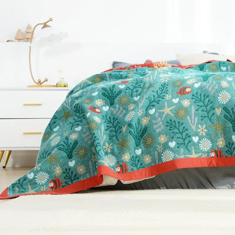 Deep Ocean Throw Blanket - Glova