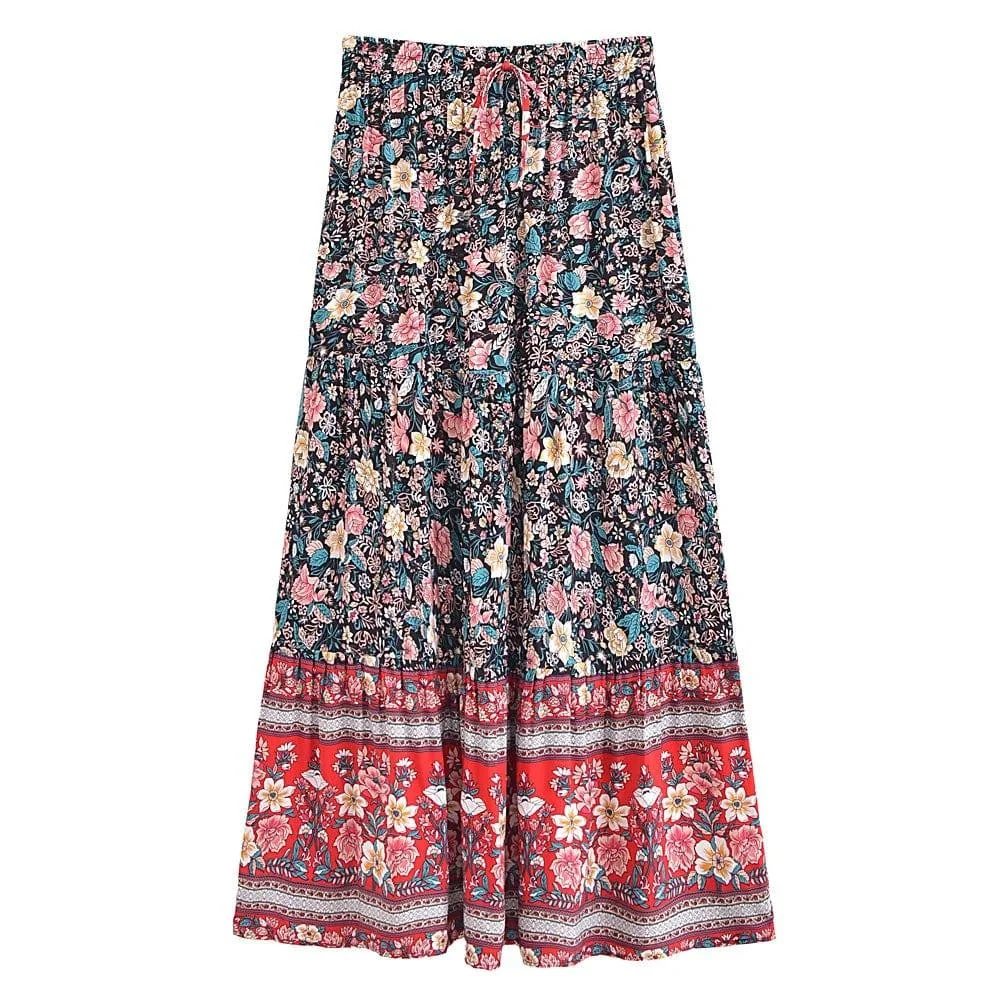 Delmar Floral Maxi Skirt - Glova