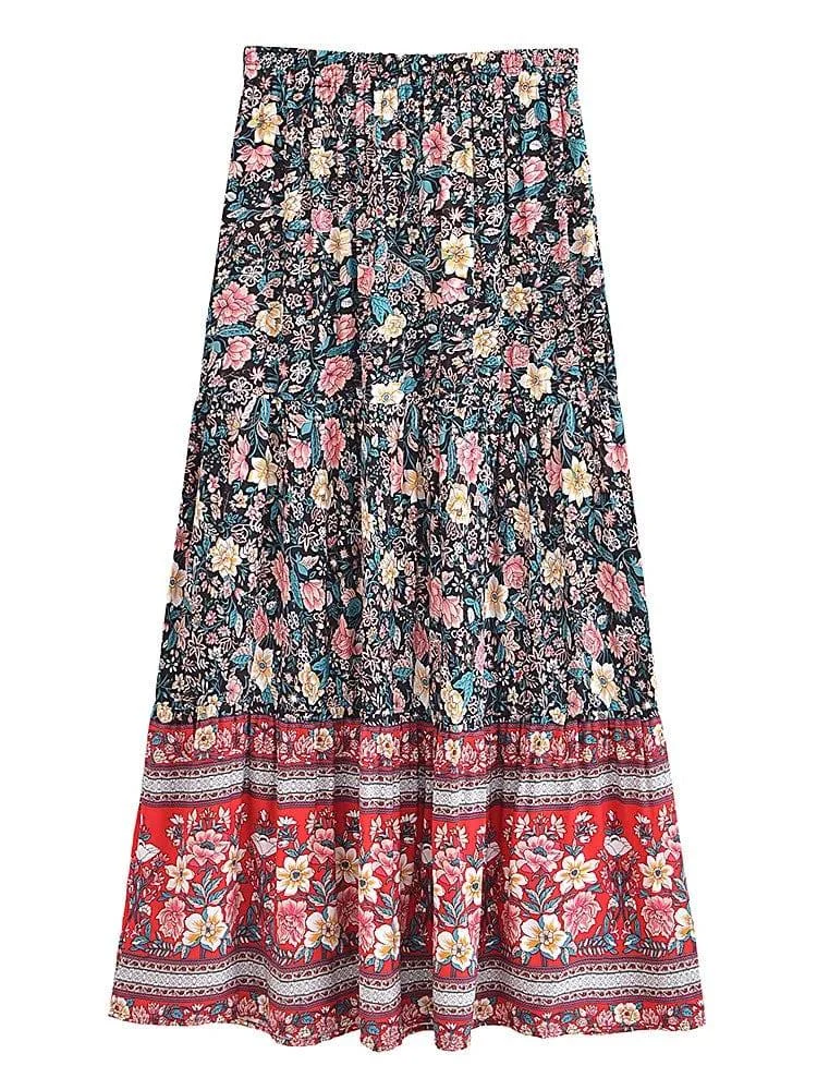 Delmar Floral Maxi Skirt - Glova