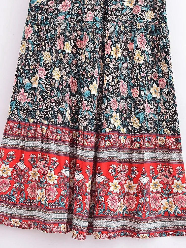 Delmar Floral Maxi Skirt - Glova