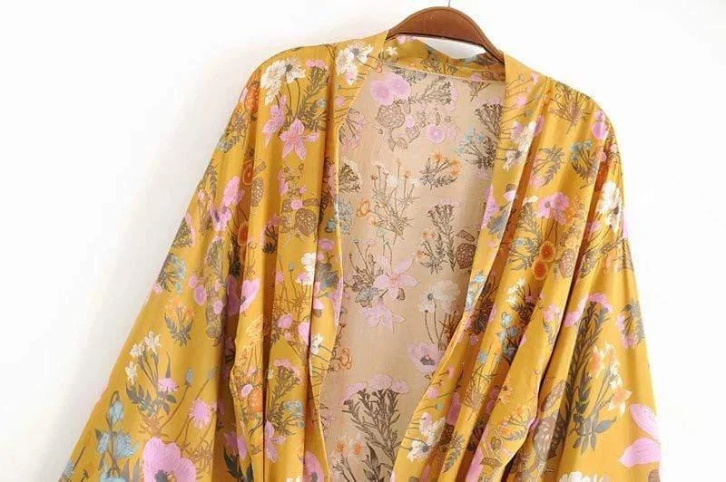 Desert Bloom Boho Kimono - Glova