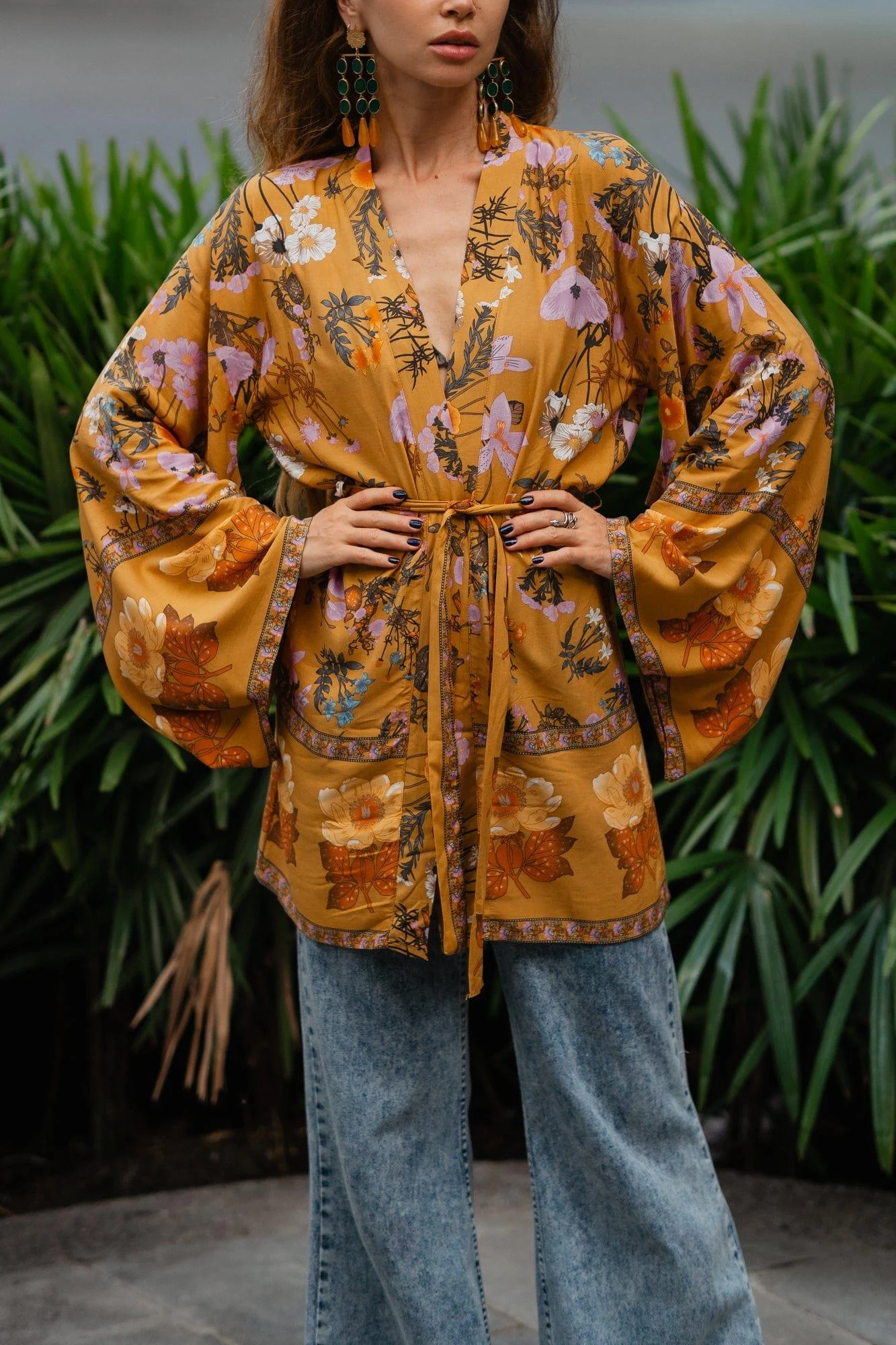 Desert Bloom Boho Kimono - Glova