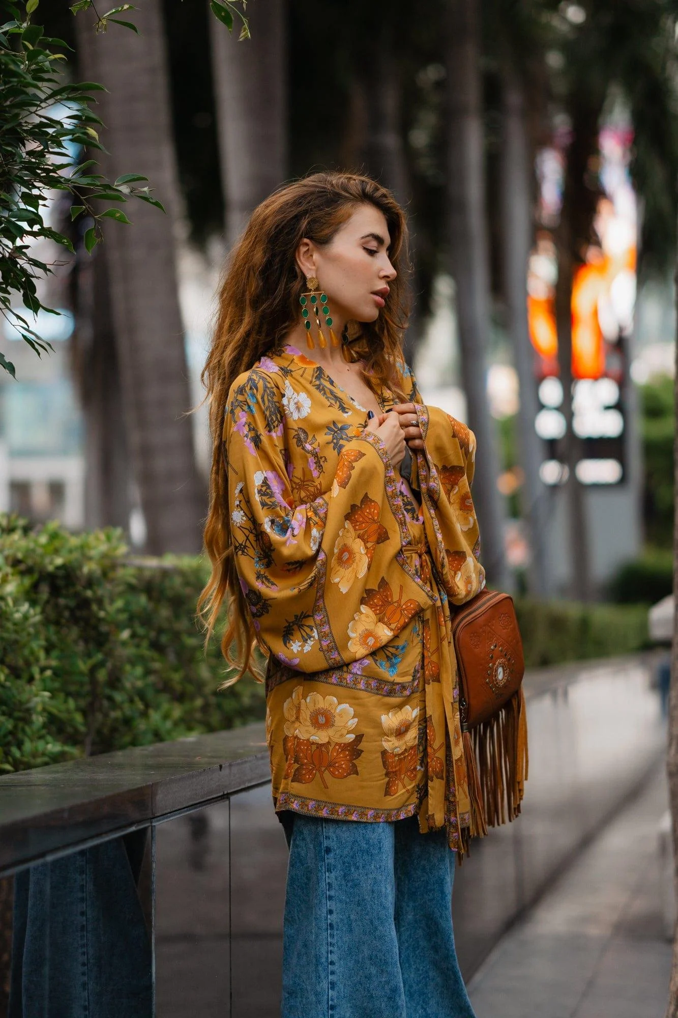 Desert Bloom Boho Kimono - Glova