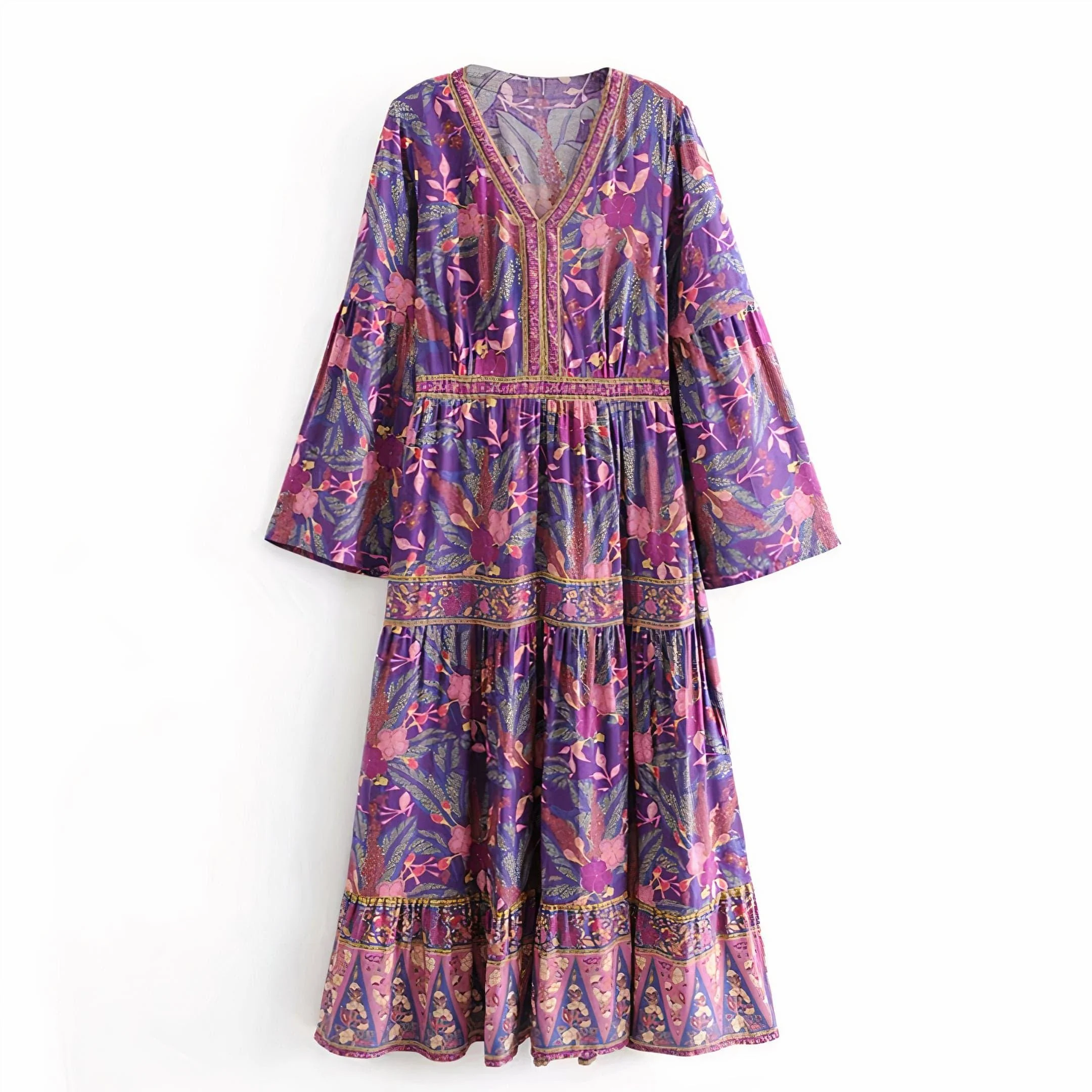 Dharma Maxi Dress in Purple - Glova