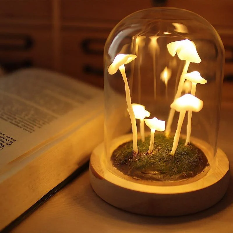 DIY Enchanted Mushroom Forest Lamp - Glova