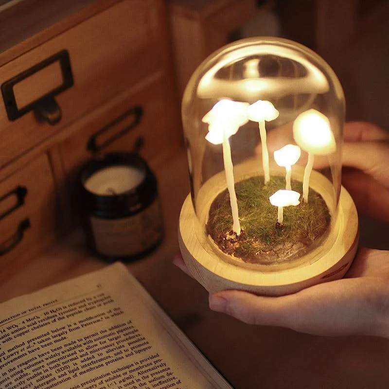 DIY Enchanted Mushroom Forest Lamp - Glova