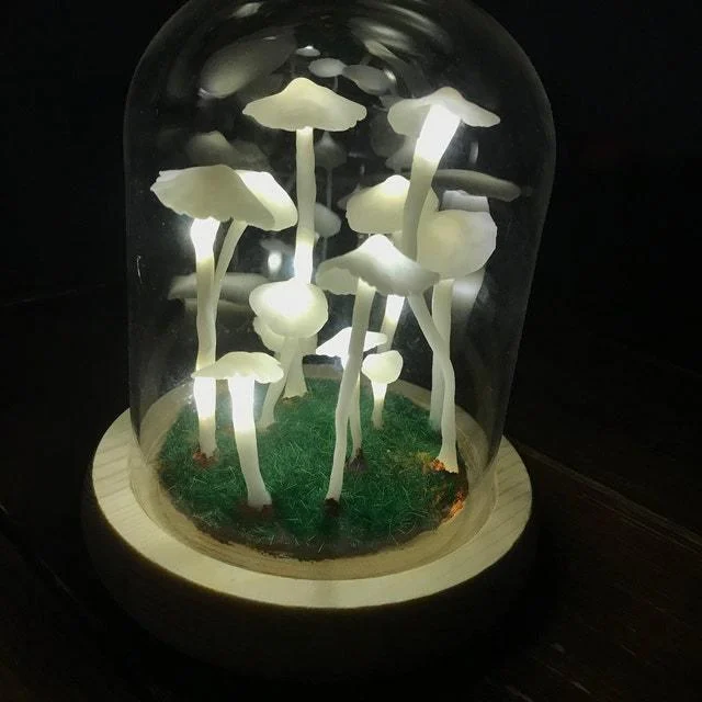 DIY Enchanted Mushroom Forest Lamp - Glova