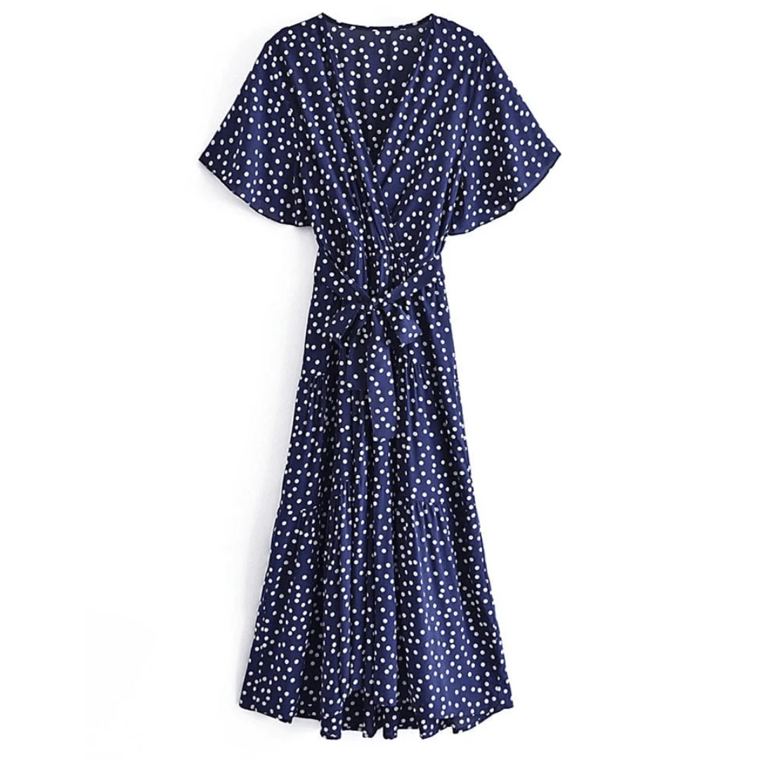 Dots All Over Maxi Dress - Glova