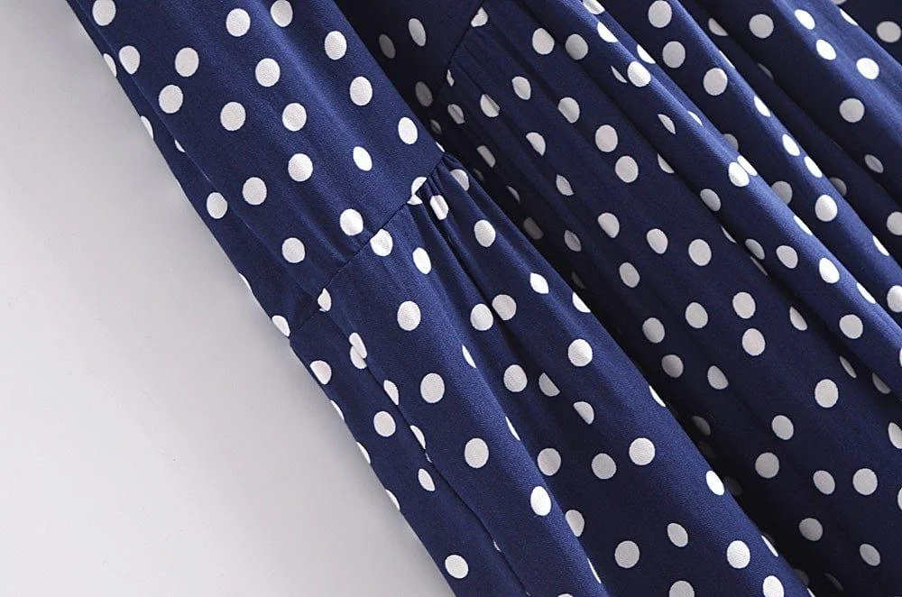 Dots All Over Maxi Dress - Glova