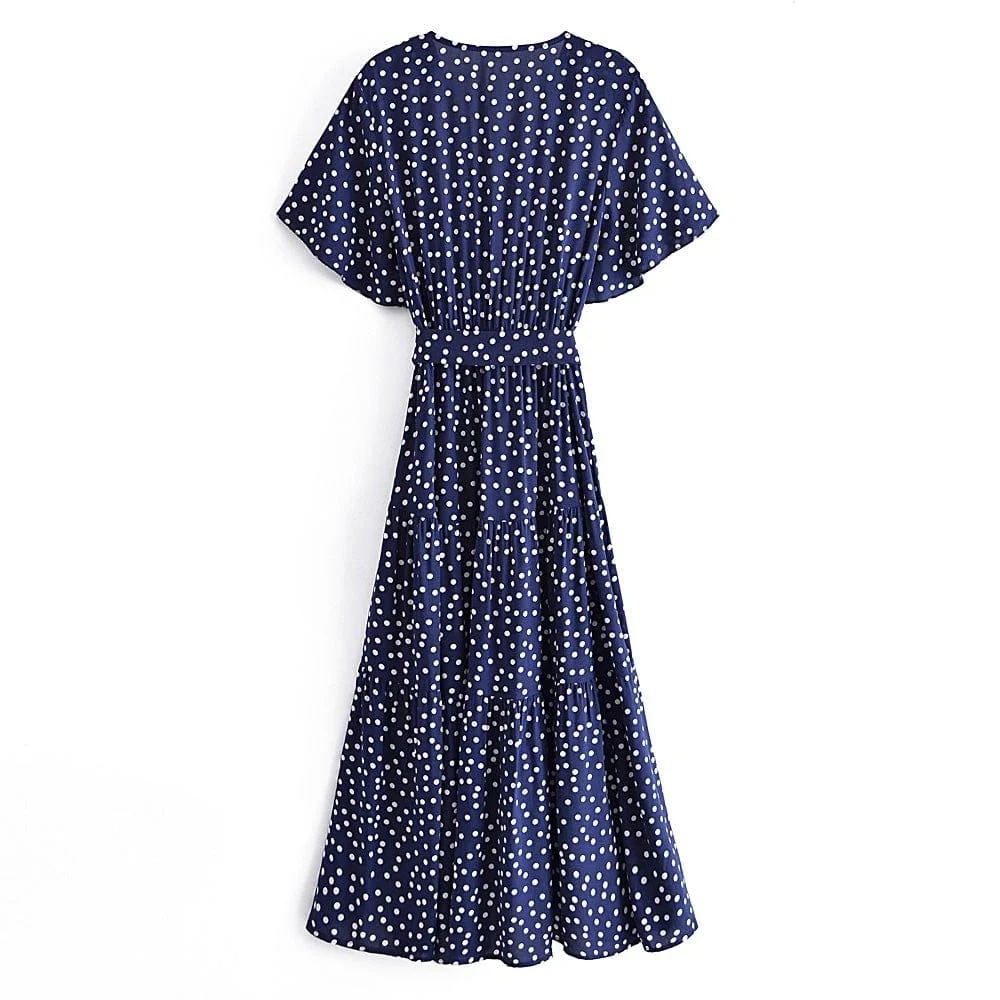 Dots All Over Maxi Dress - Glova