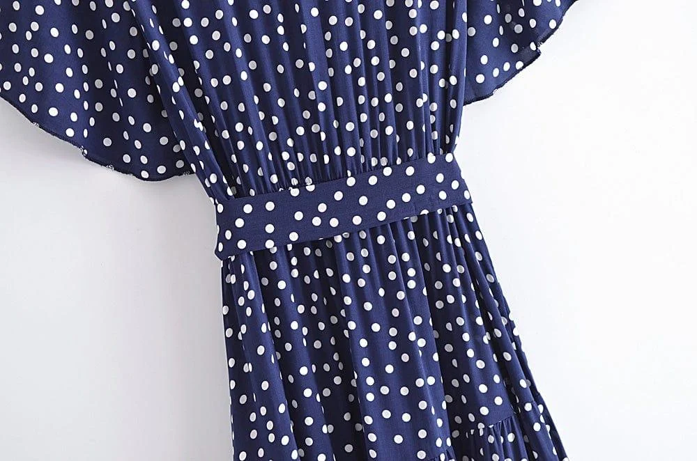 Dots All Over Maxi Dress - Glova