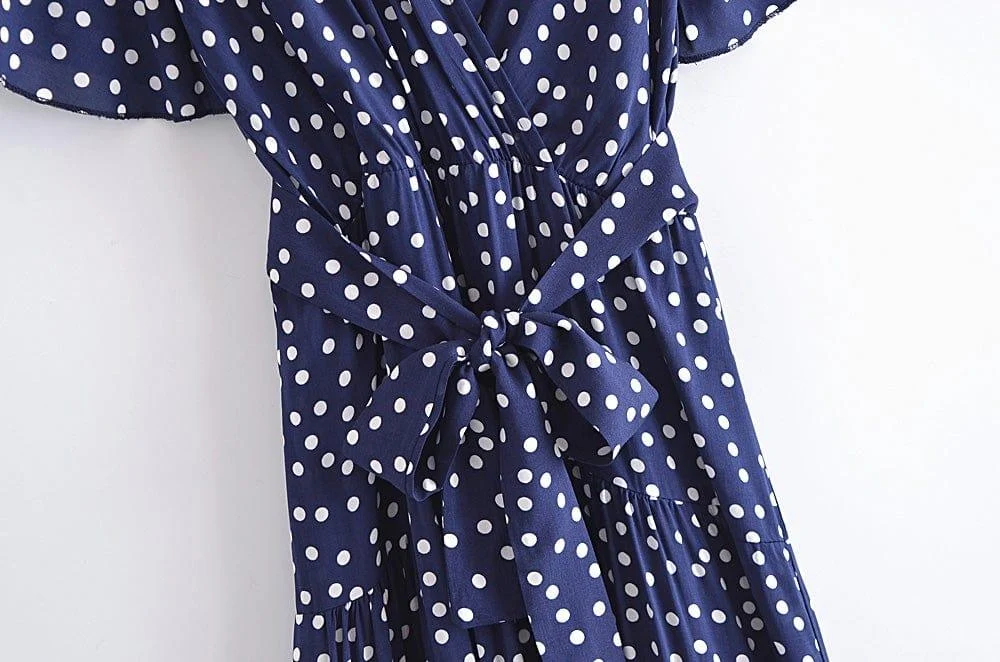 Dots All Over Maxi Dress - Glova