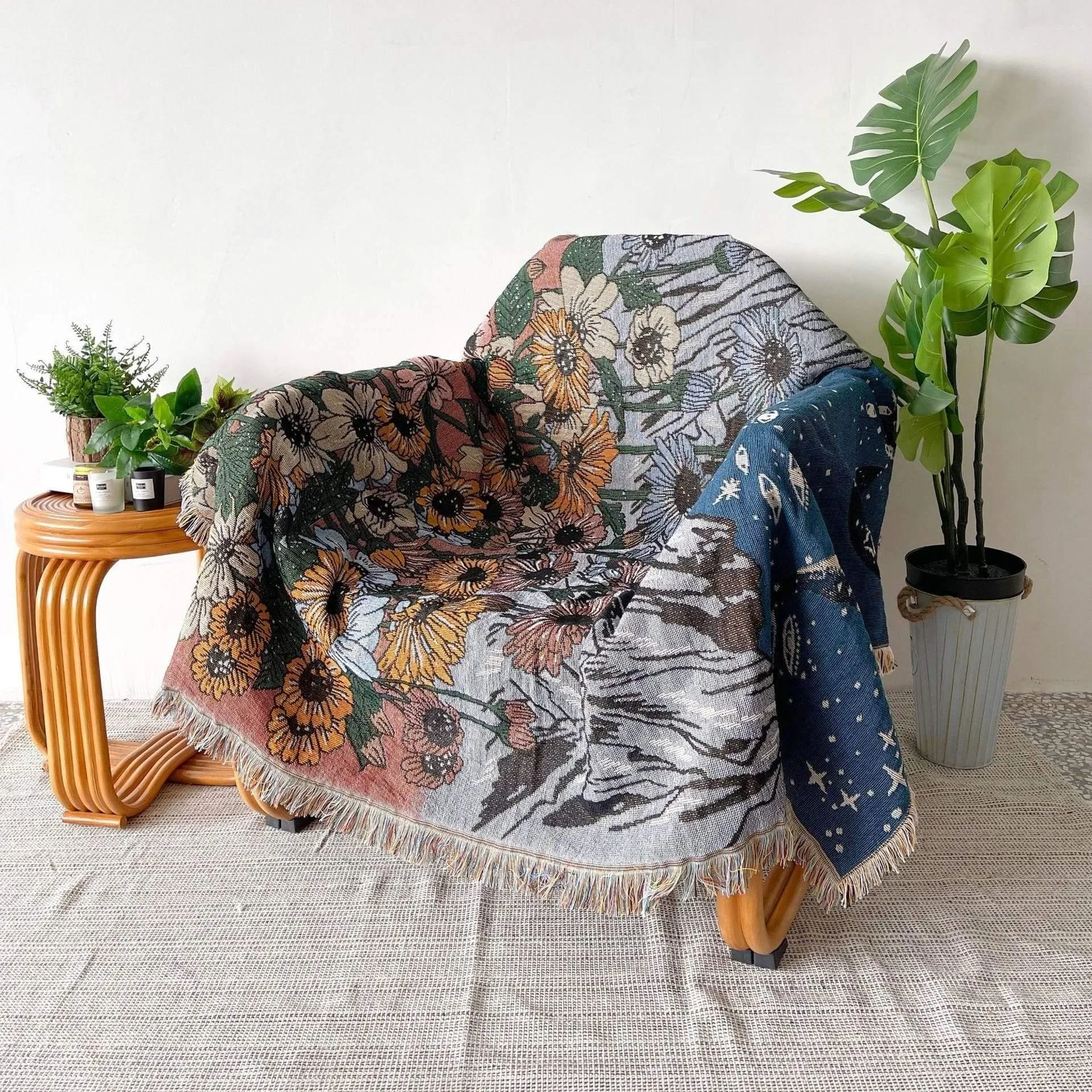 Dream Garden Throw Blanket - Glova