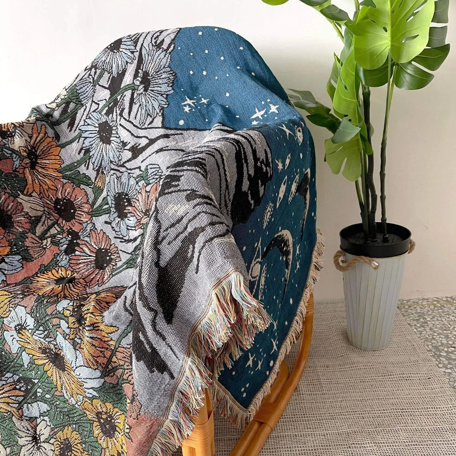 Dream Garden Throw Blanket - Glova