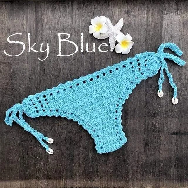 Dylla Crochet Bikini Bottom - Glova