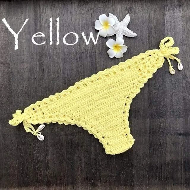 Dylla Crochet Bikini Bottom - Glova